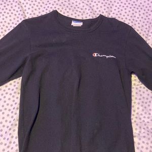Champion - Long Sleeve Black Shirt